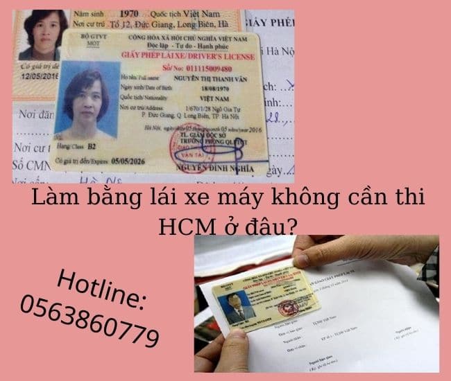 Tại sao nên làm bằng lái xe máy không cần thi HCM? 